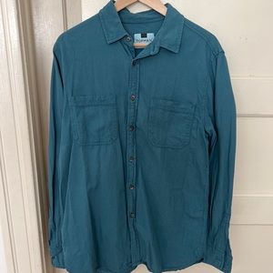 Topman Teal button down - Mens Medium